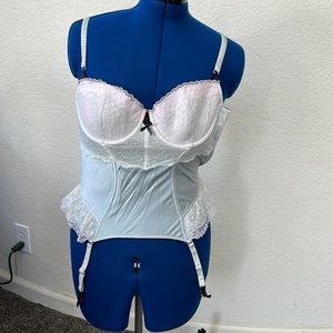 VS corset top with garters